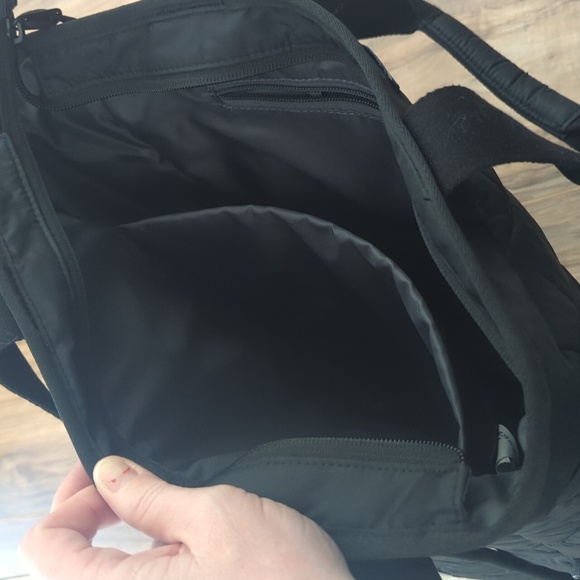 Eddie Bauer Black Quilted Backpack/Shoulder Bag For Travel And Outdoors main image 8